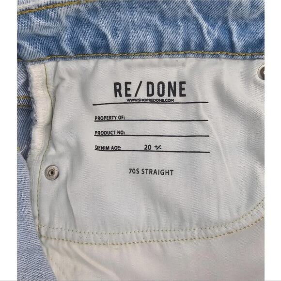 NWT RE/DONE 70s Originals Straight In Nu DiscoRE/DONE Size 31 - Picture 5 of 10